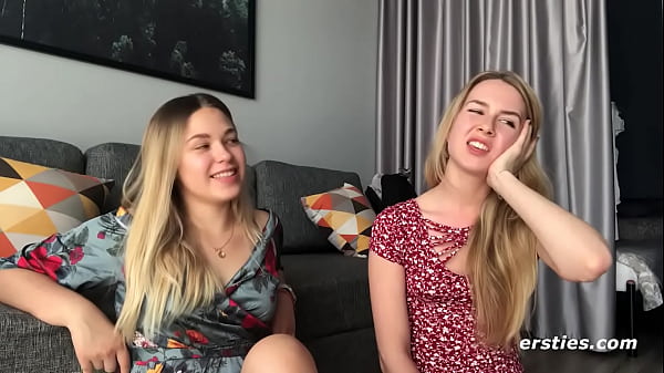 Two Blonde Amateur Beauties Share a Playful Encounter