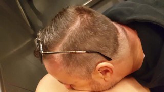 Dada Deville Reaches a Fast Orgasm in a Public Elevator